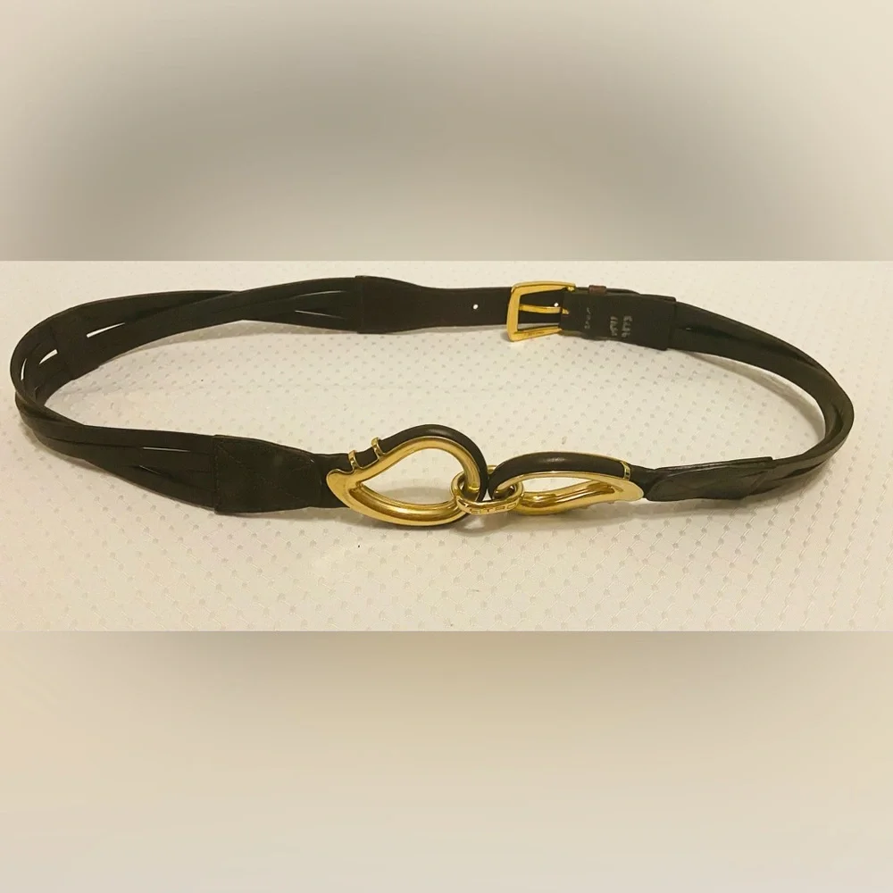 Etro | Accessories | Etro Elegant Dark Brown Leather And  display picture 1